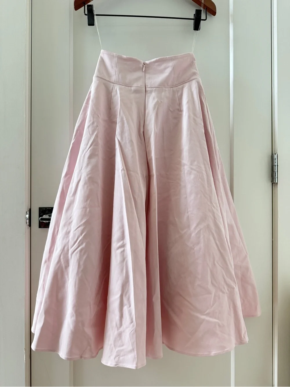 House of CB Rita Ballerina Baby Pink A-Line Midi Skirt Size XS - Picture 4 of 12
